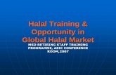 Halal Training & Opportunity in Global Halal Market