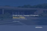 Preliminary Design Program - Wellesley, MA