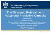 The Strategic Relevance of Advanced Predictive Capacity