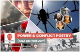Power & ConfliCt Poetry