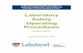Laboratory Safety Operating Procedures