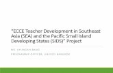 “ECCE Teacher Development in Southeast Asia (SEA) and the ...