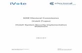 Ivote System Security Implementation Statement