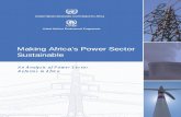 Making Africa’s Power Sector Sustainable