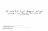 Integrated Steel Retail.pdf Check 10. Optimization of an