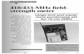 418/433-MHz field- strength meter