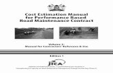 Cost Estimation manual