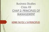 Business Studies Class XII CHAP 2: PRINCIPLES OF MANAGEMENT