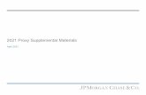 2021 Proxy Supplemental Materials - JPMorgan Chase