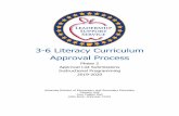 3-6 Literacy Curriculum Approval Process