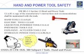 HAND AND POWER TOOL SAFETY - G.C. Zarnas & Co., Inc.