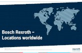 Bosch Rexroth Locations worldwide