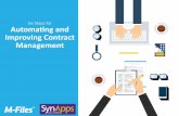 Six Steps for Automating and Improving Contract Management