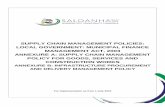 SUPPLY CHAIN MANAGEMENT POLICIES: LOCAL GOVERNMENT ...