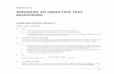 ANSWERS TO OBJECTIVE TEST QUESTIONS