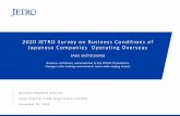 2020 JETRO Survey on Business Conditions of Japanese ...
