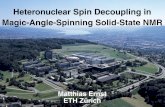 Heteronuclear Spin Decoupling in Magic-Angle-Spinning ...
