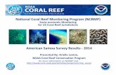 National Coral Reef Monitoring Program (NCRMP)