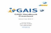 GAIS Handbook Preschool