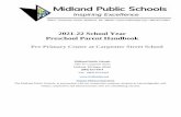 2021-22 School Year Preschool Parent Handbook