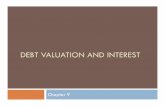 DEBT VALUATION AND INTEREST