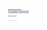 NATIONAL HUMAN RIGHTS CONSULTATION