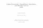 China Economic, Population, Nutrition, and Health Survey
