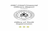 1997 Chief Financial Officers Report