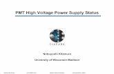 PMT High Voltage Power Supply Status - user-web.icecube ...