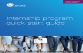 Internship Quick Start Guide - AICPA