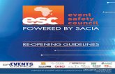 Event Safety Council Re-Opening Guidelines