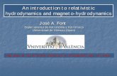 An introduction to relativistic hydrodynamics and magneto ...