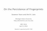 On the Persistence of Fingerprints