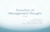 Evolution of Management Thought - Shivaji College