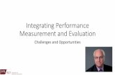 Integrating Performance Measurement and Evaluation