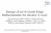 Design of an X-mode Edge Reflectometer for Alcator C-mod