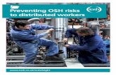 Preventing OSH risks to distributed workers