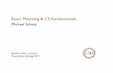 Exact Matching & CS Fundamentals