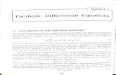 Parabolic Differential Equations