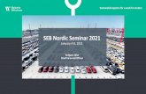SEB Nordic Seminar 2021 - Wallenius Wilhelmsen