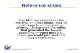 Reference slides - University of California, Berkeley