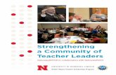 Strengthening a Community of Teacher Leaders
