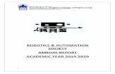 ROBOTICS & AUTOMATION SOCIETY ANNUAL REPORT …