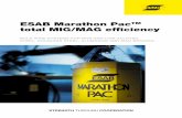 ESAB Marathon PacTM total MIG/MAG efficiency