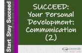 SUCCEED: Your Personal Development: Communication