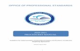 OFFICE OF PROFESSIONAL STANDARDS