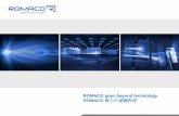 ROMACO goes beyond technology ROMACO 致力于超越科技