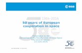 50 years of European cooperation in space