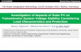 Investigation of Impacts of Solar PV on Transmission ...