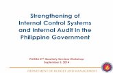 Strengthening of Internal Control Systems and Internal ...